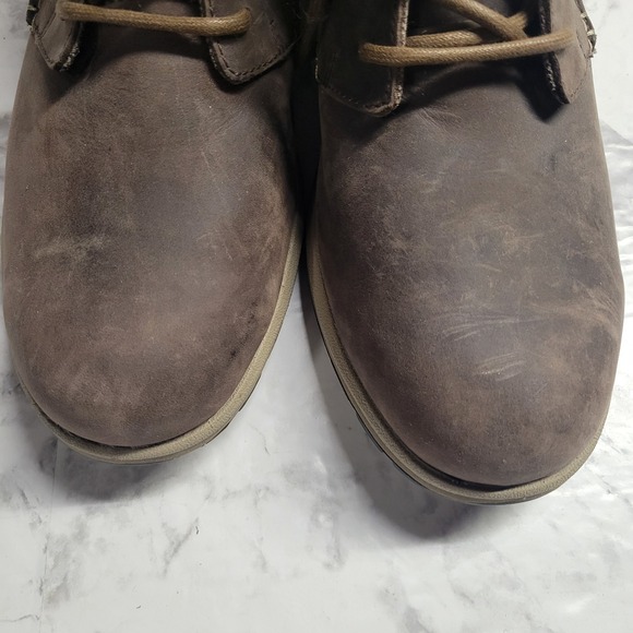 Columbia Redmond Brown Leather Chukka Boots Mens Lace Up Mid Top Hiking Shoes 9 main image 7